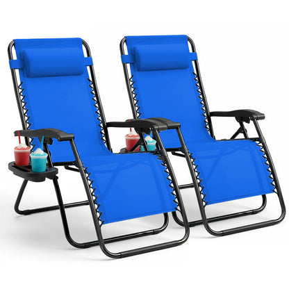 PREMIUM Zero Gravity Chairs Set of 2