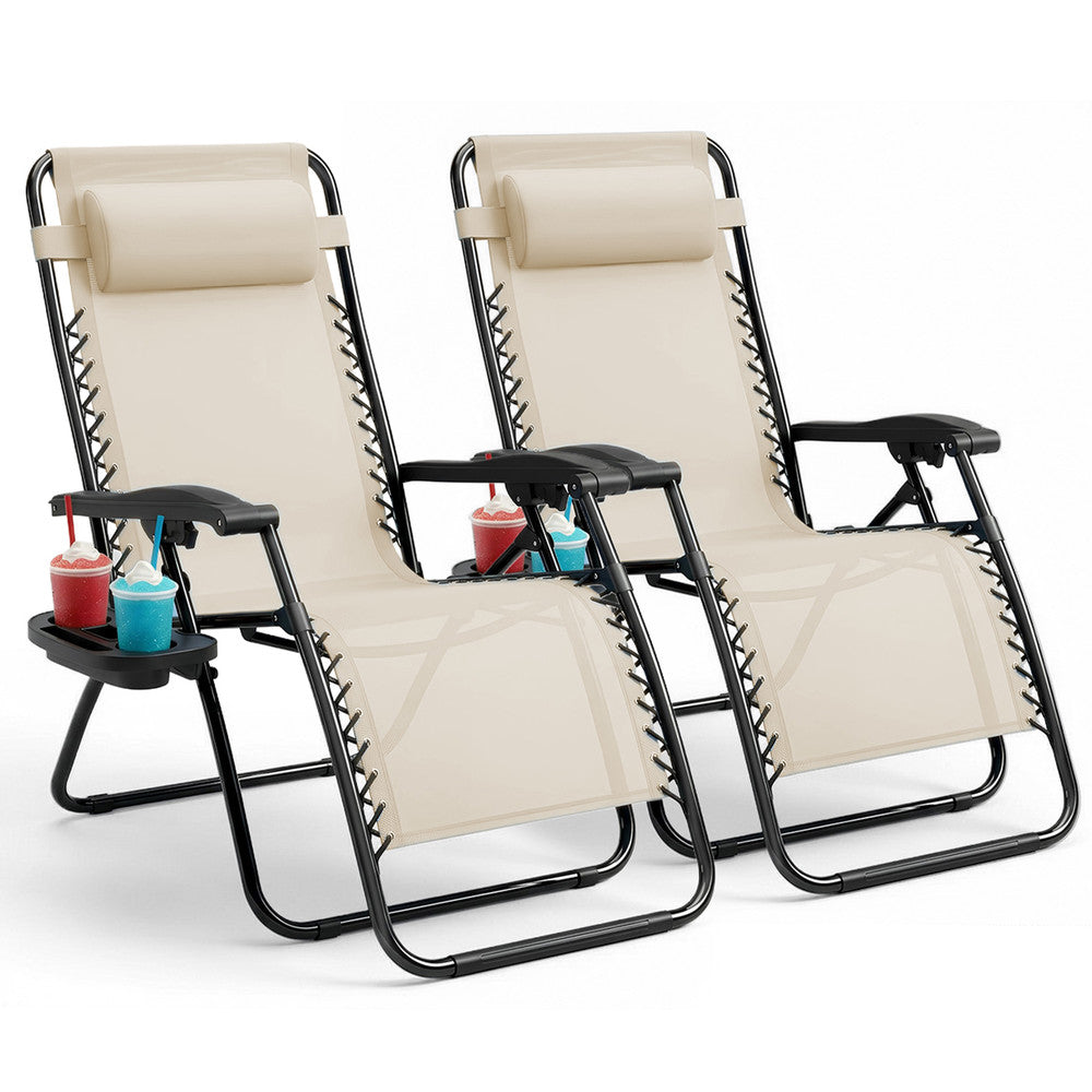 PREMIUM Zero Gravity Chairs Set of 2