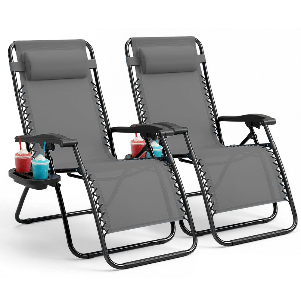 PREMIUM Zero Gravity Chairs Set of 2