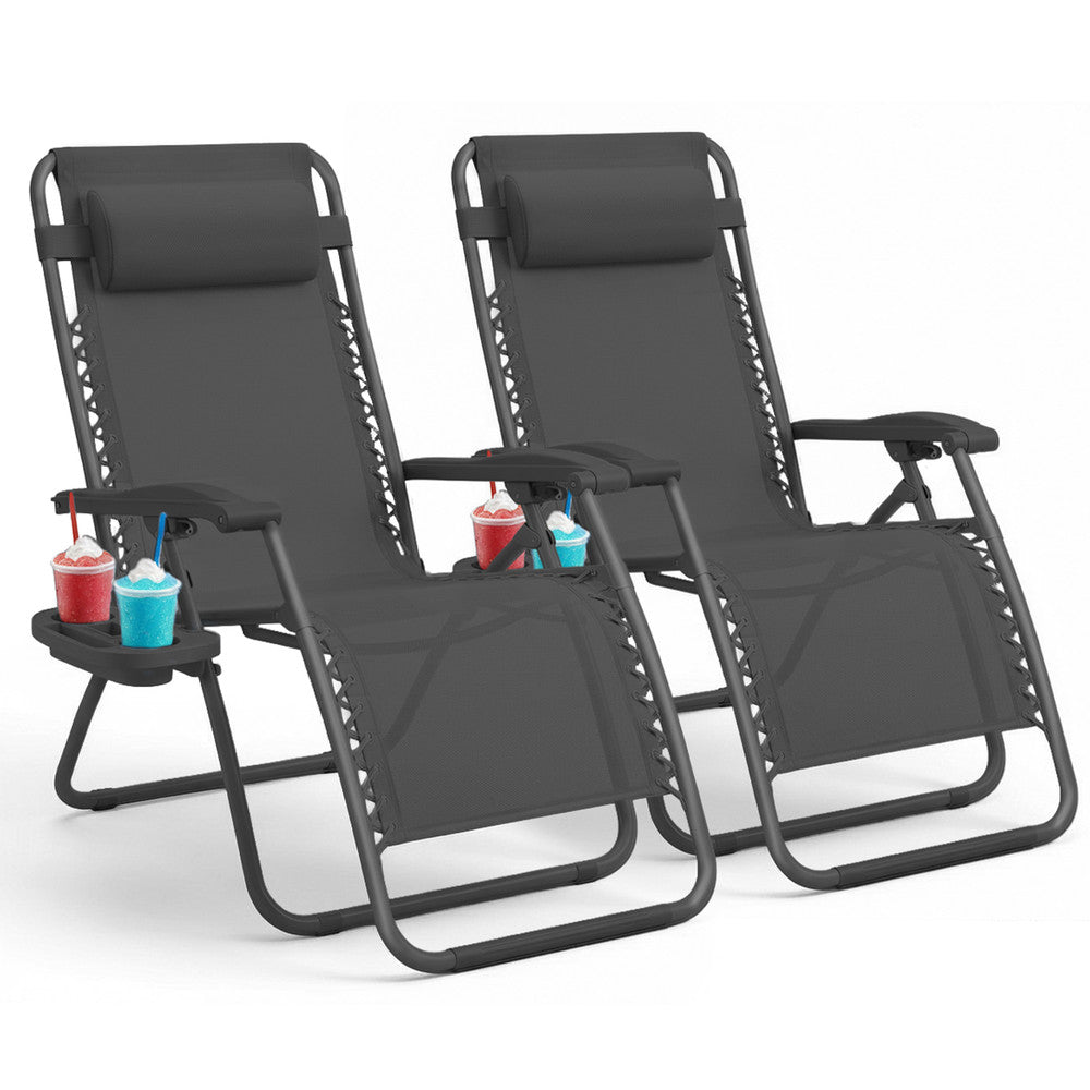 PREMIUM Zero Gravity Chairs Set of 2
