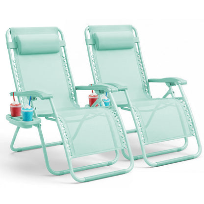 PREMIUM Zero Gravity Chairs Set of 2