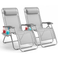 PREMIUM Zero Gravity Chairs Set of 2