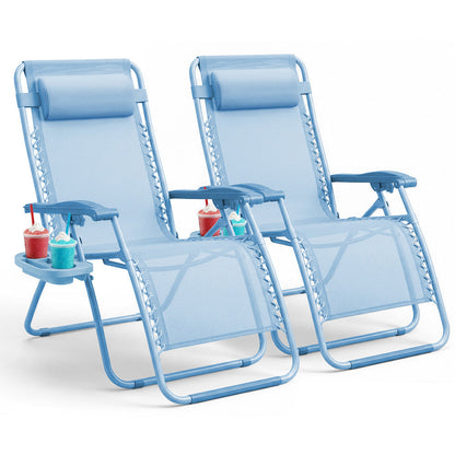 PREMIUM Zero Gravity Chairs Set of 2