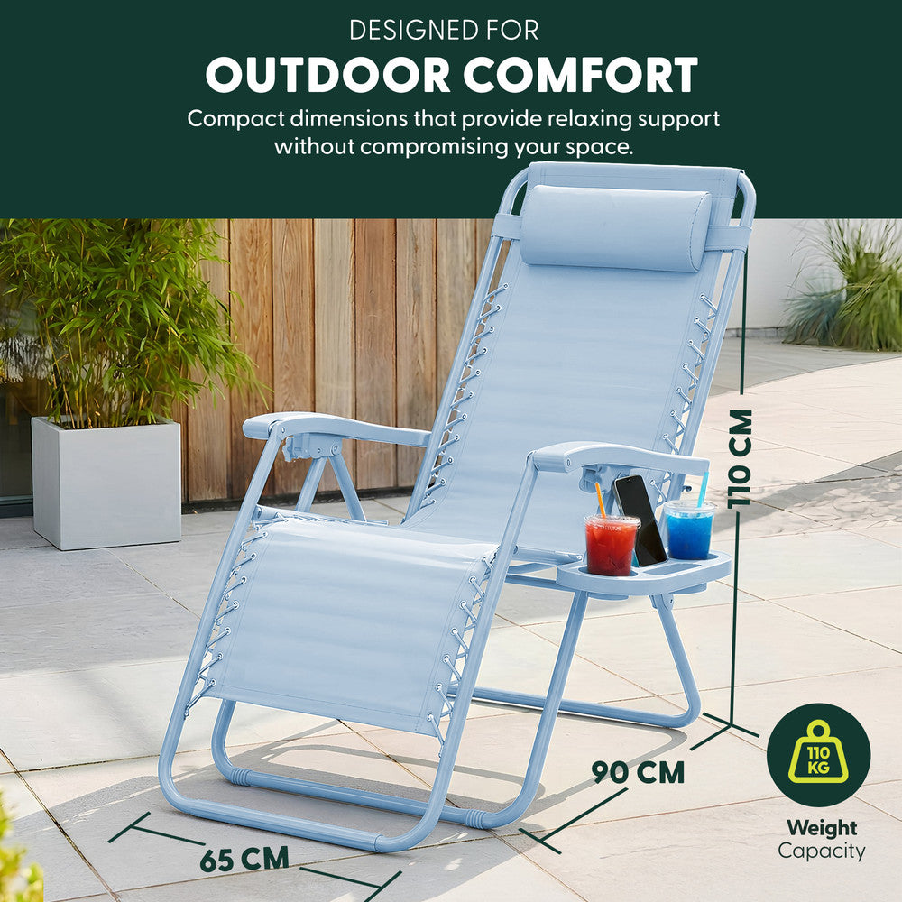 PREMIUM Zero Gravity Chairs Set of 2