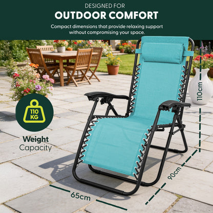 PREMIUM Zero Gravity Chairs Set of 2