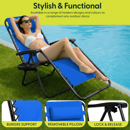 PREMIUM Zero Gravity Chairs Set of 2