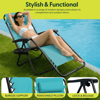 PREMIUM Zero Gravity Chairs Set of 2