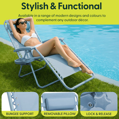 PREMIUM Zero Gravity Chairs Set of 2