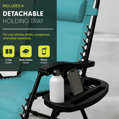 PREMIUM Zero Gravity Chairs Set of 2