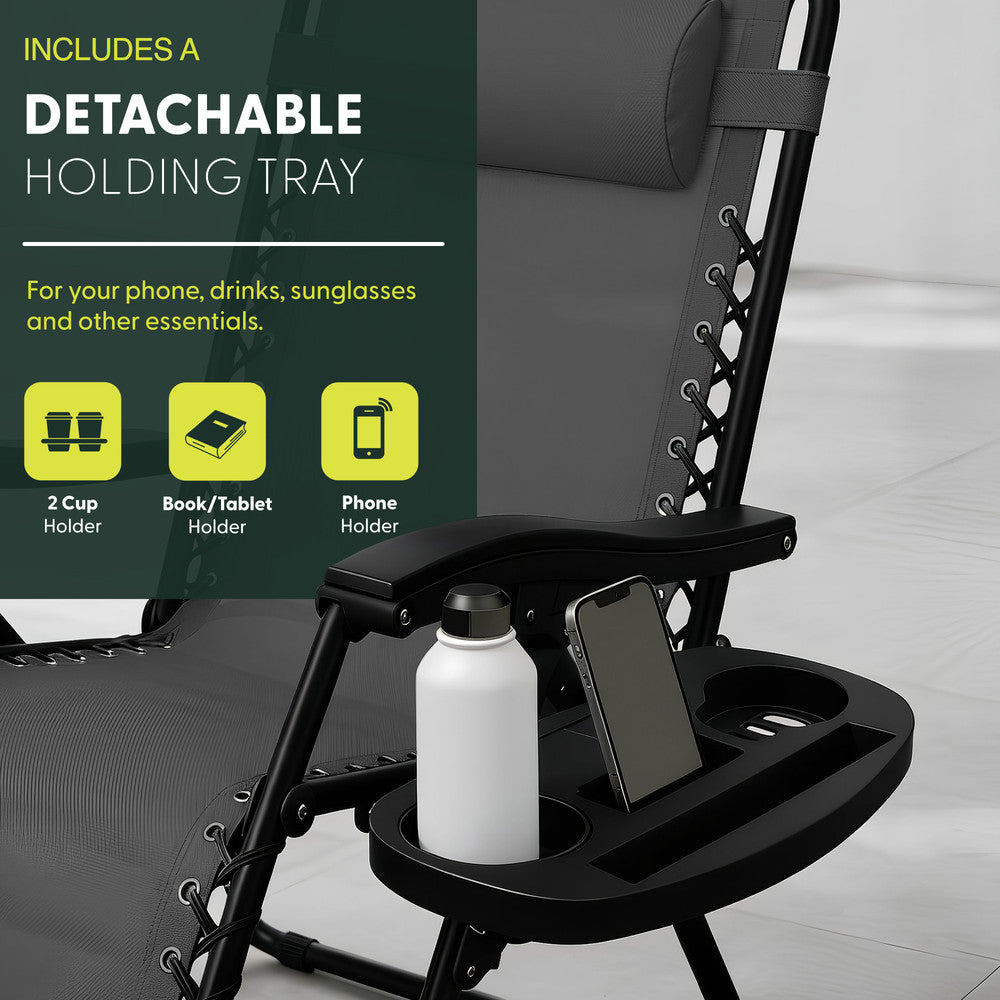 PREMIUM Zero Gravity Chairs Set of 2