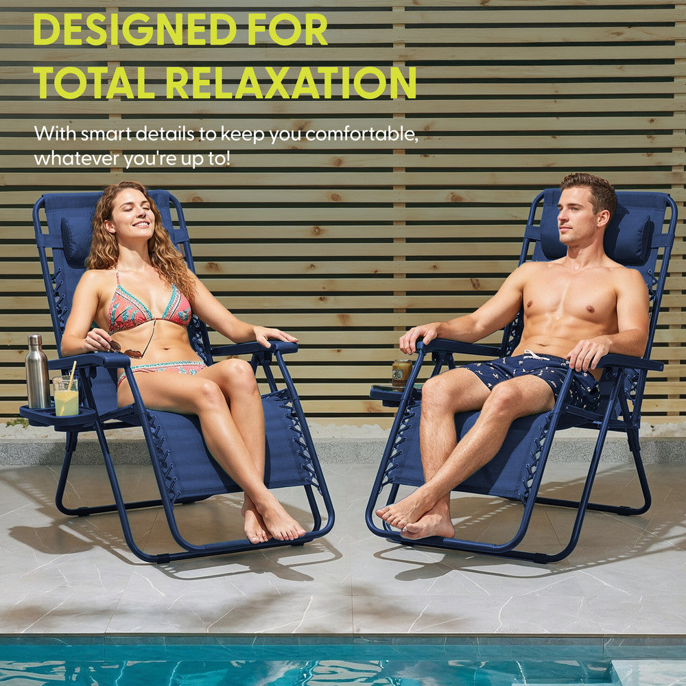 PREMIUM Zero Gravity Chairs Set of 2