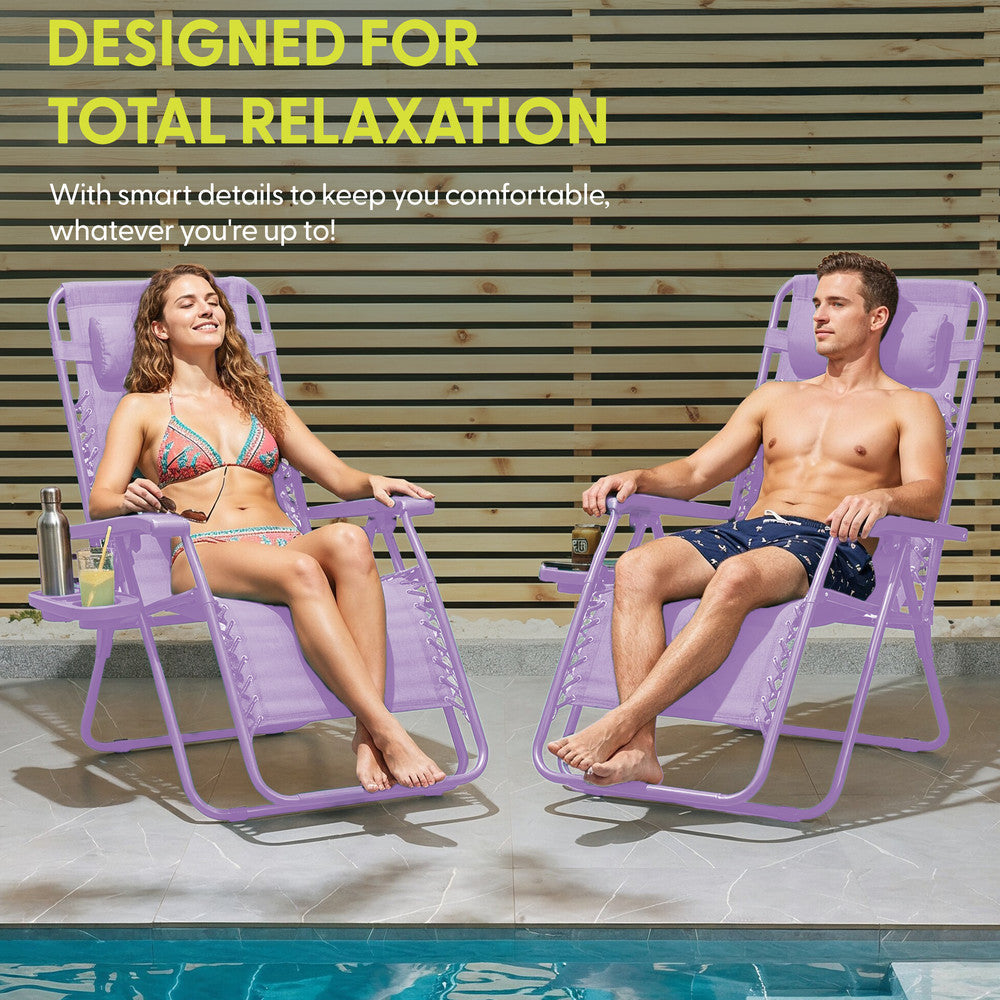 PREMIUM Zero Gravity Chairs Set of 2