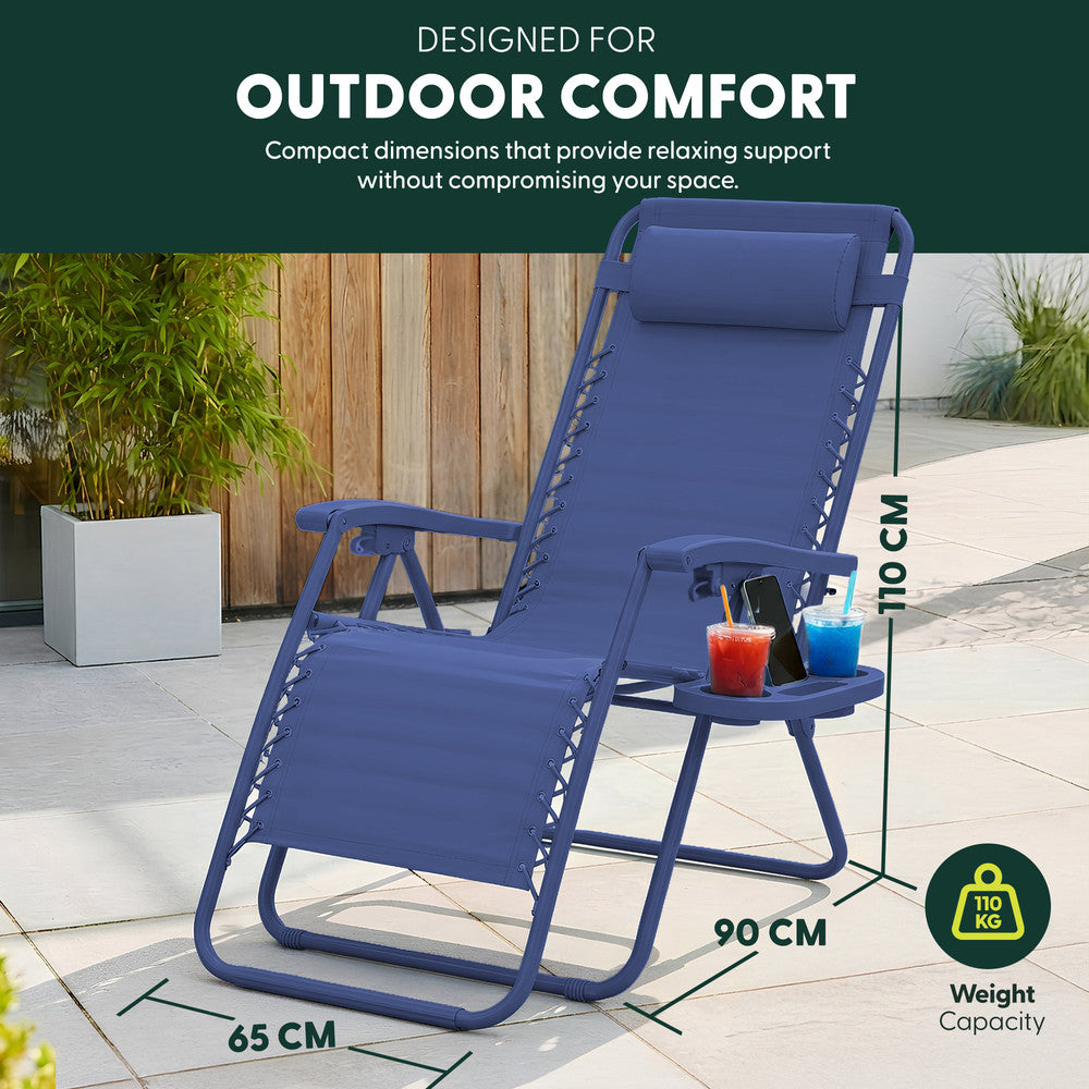 PREMIUM Zero Gravity Chairs Set of 2