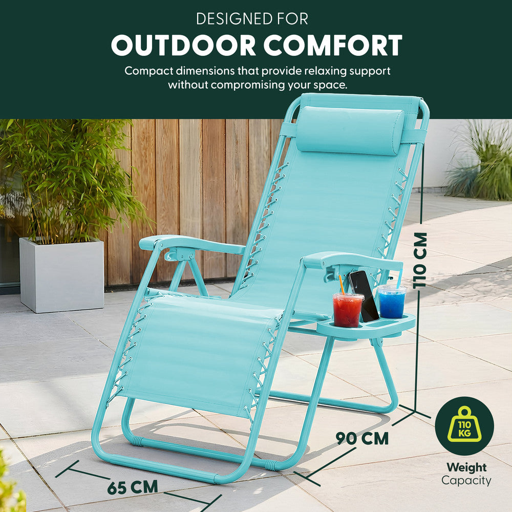 PREMIUM Zero Gravity Chairs Set of 2